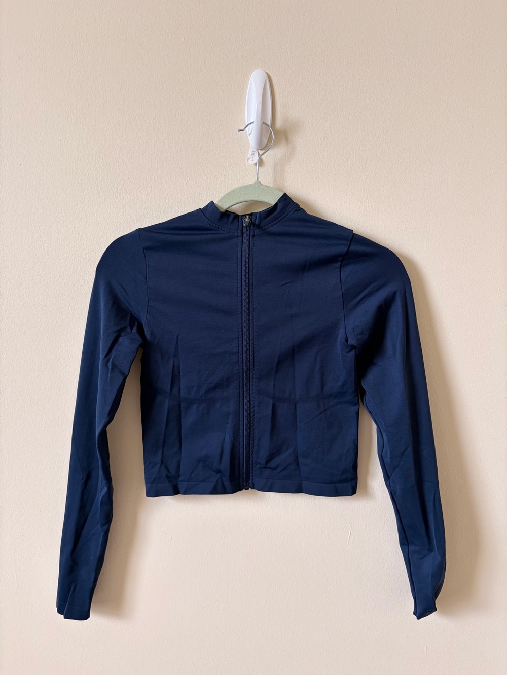 Gymshark Navy Everyday Seamless Zip Tracktop XS